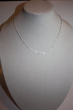 Silver Paperclip Chain Necklace