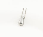 Dainty Droplet Necklace In Silver