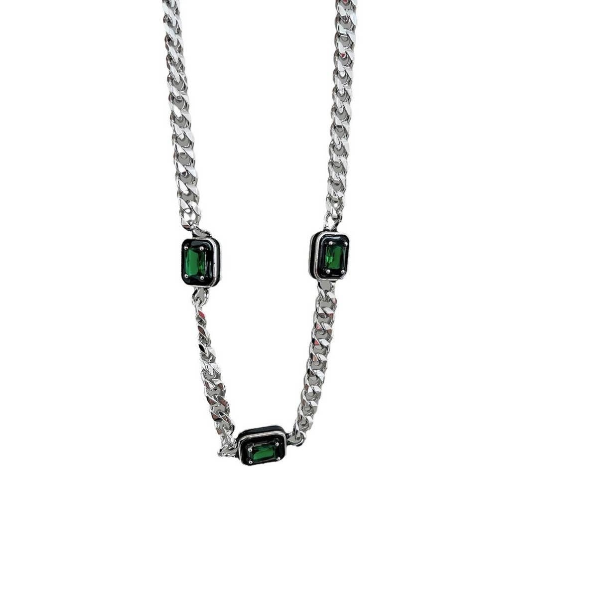 Emerald Gemstone Necklace