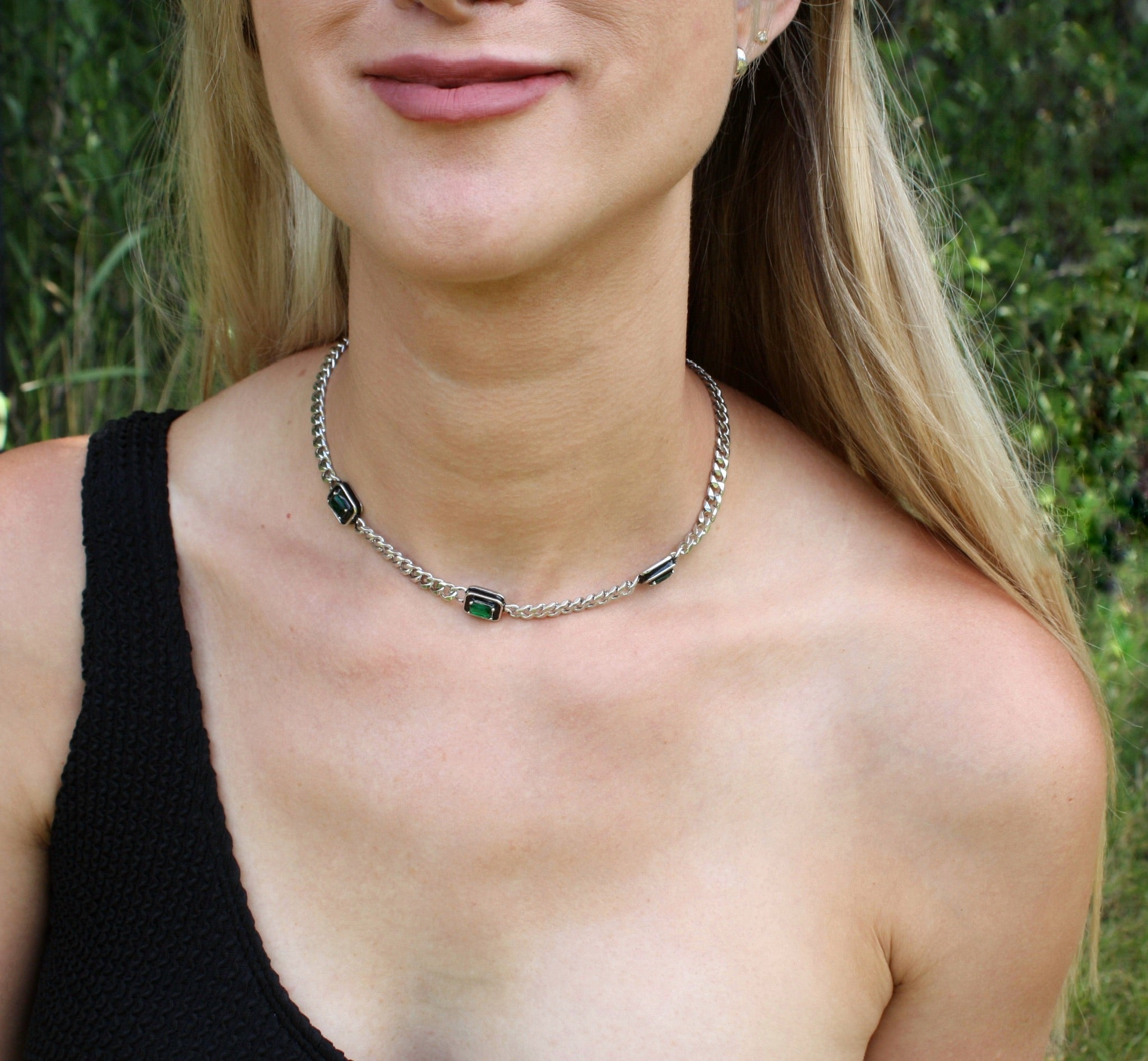 Emerald Gemstone Necklace