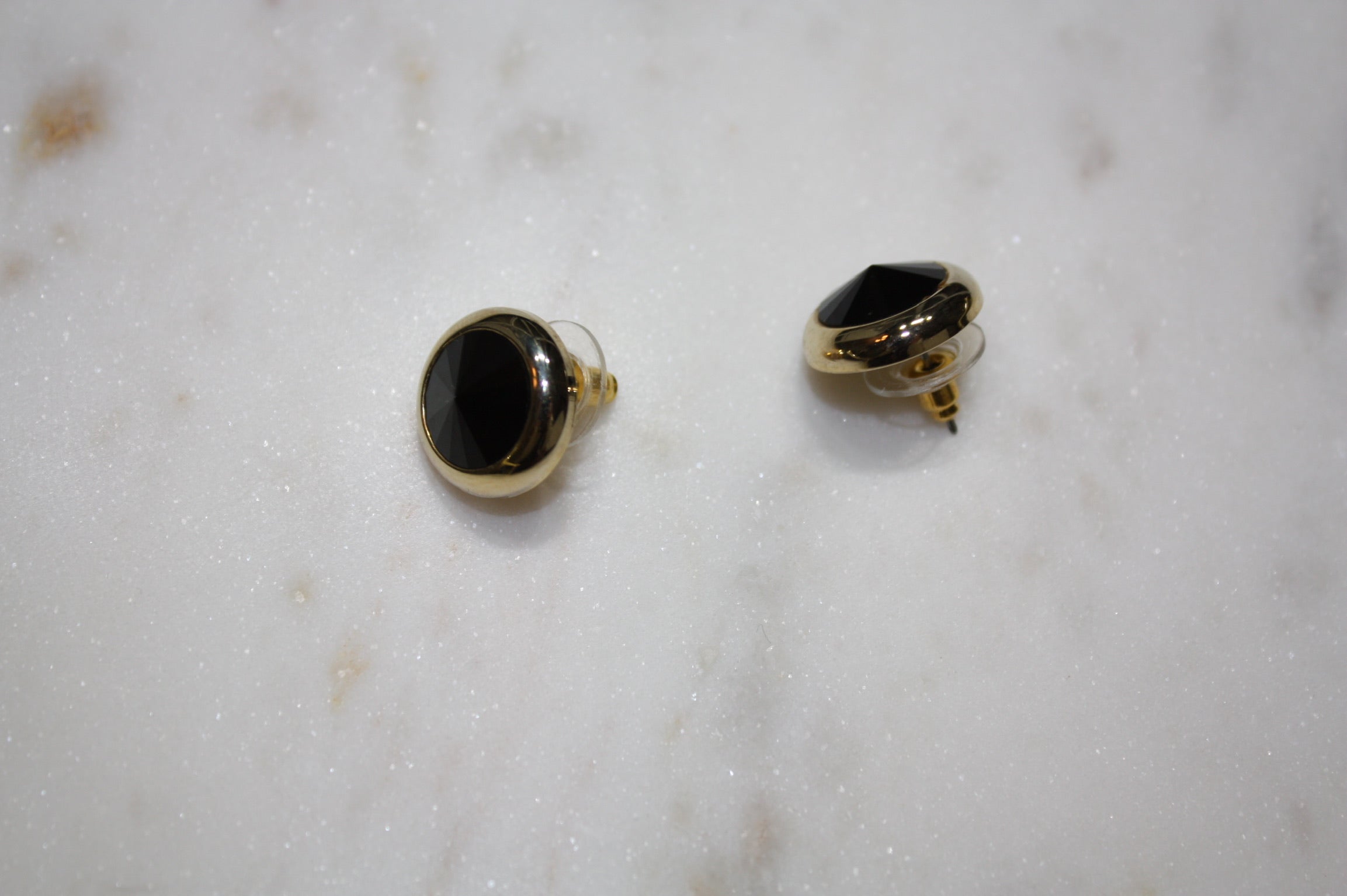 Small Black Onyx Earrings