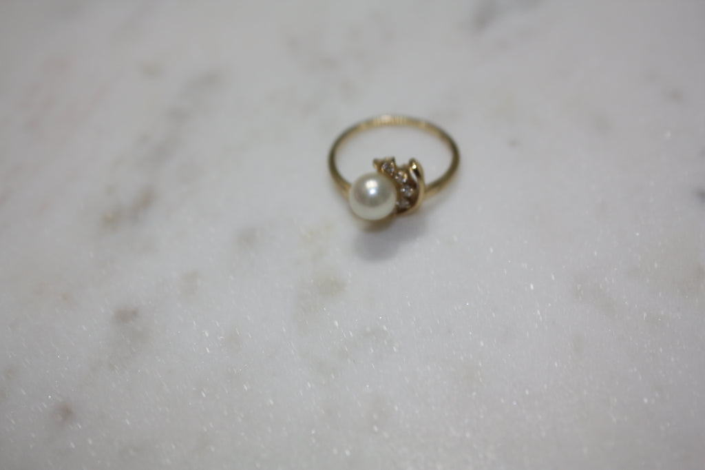 Champagne Pearl Ring