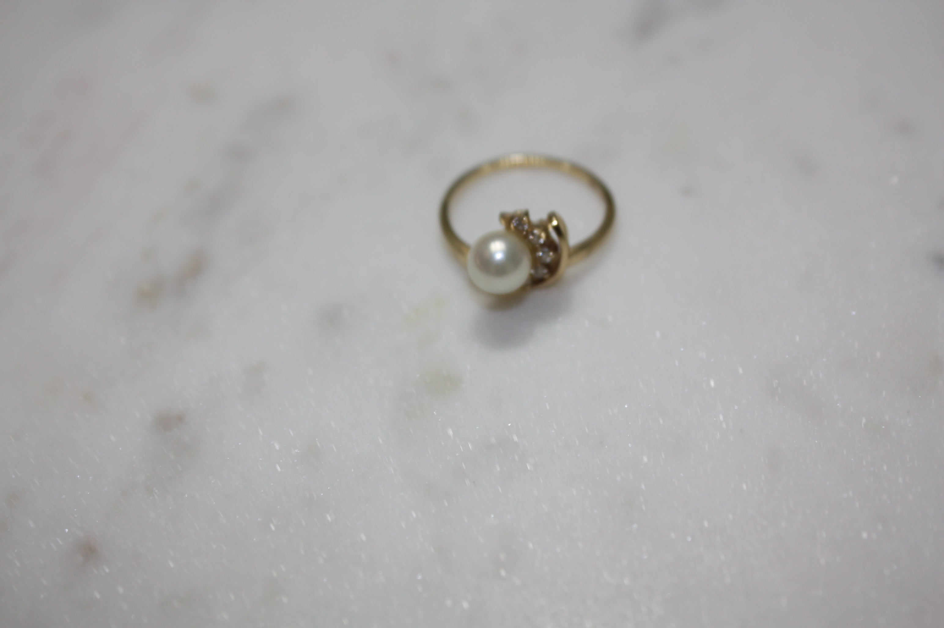 Champagne Pearl Ring