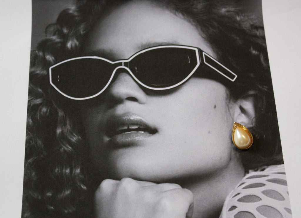 Champagne Pearl Earrings