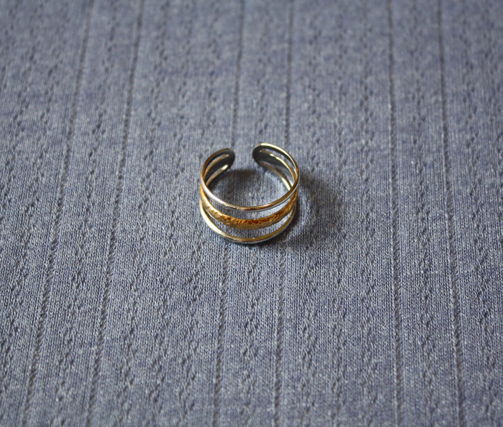 Mixed Feelings 3 Layered Ring