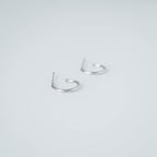 Silver Mini Hoops