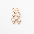 Rose Gold Kite Earrings