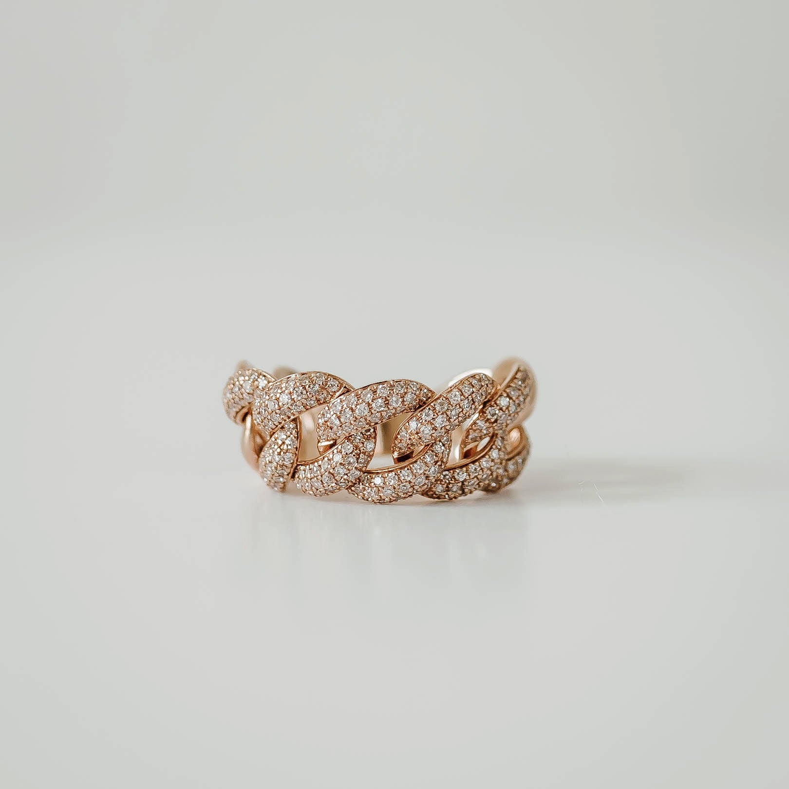 Rose Gold Chain Ring